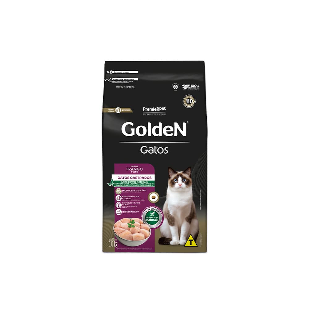 Golden Gato Castrado Frango 10,1kg