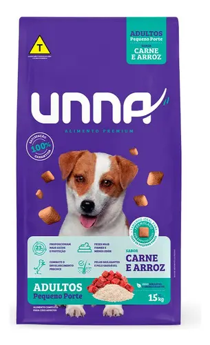 Unna Cães Adultos Raças Pequenas 15kg