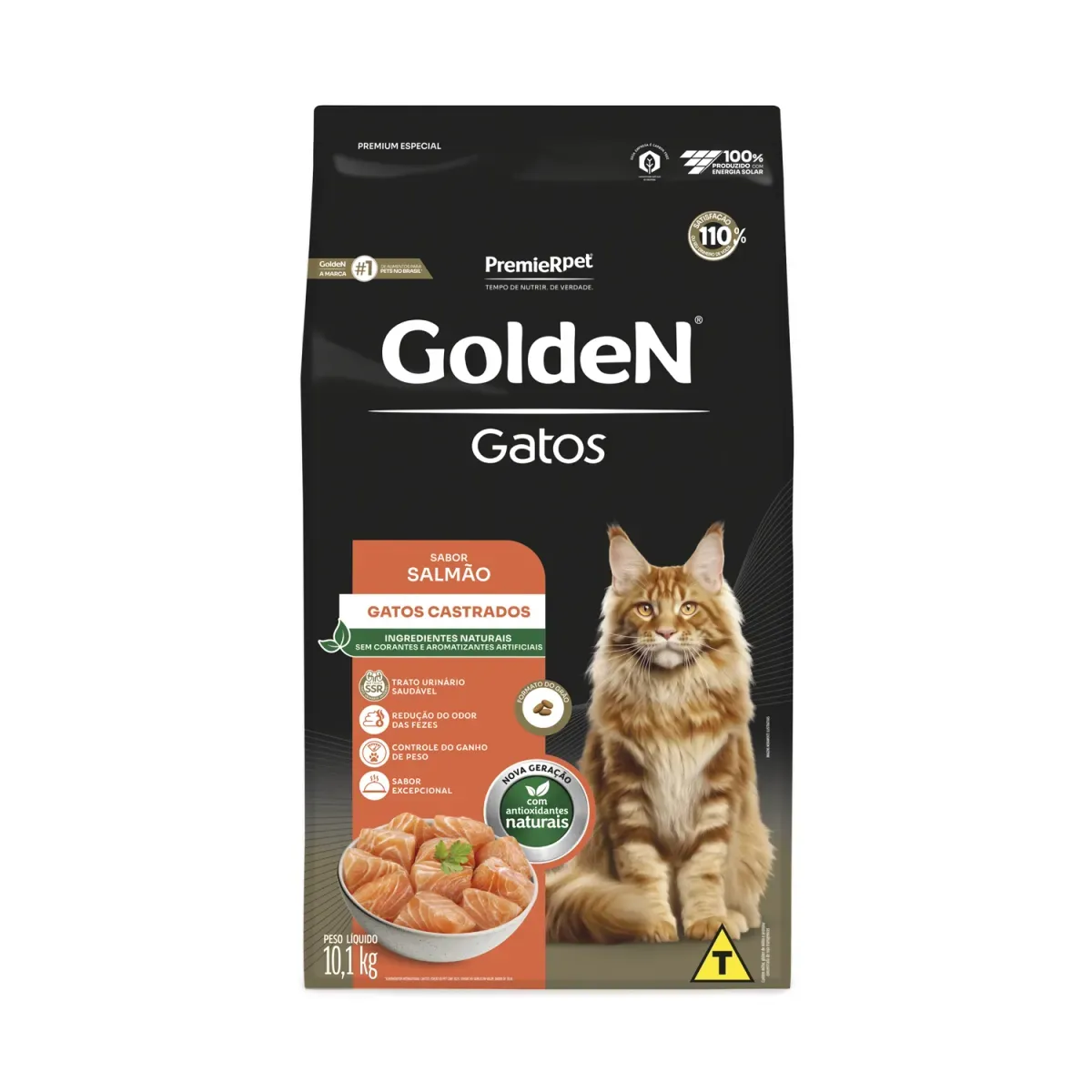 Golden Gato Castrado Salmão 10,1kg
