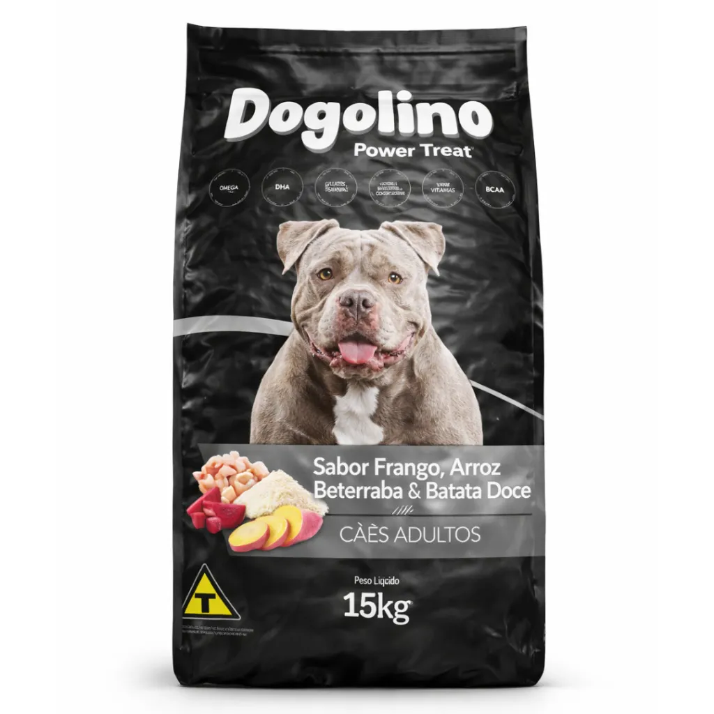 Dogolino Power Treat Frango e Arroz 15kg